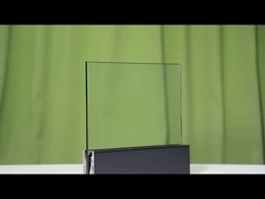 SGCC Gehärtetes Glas U-Kanal Glas Balustrade Stabile Struktur LED-Licht