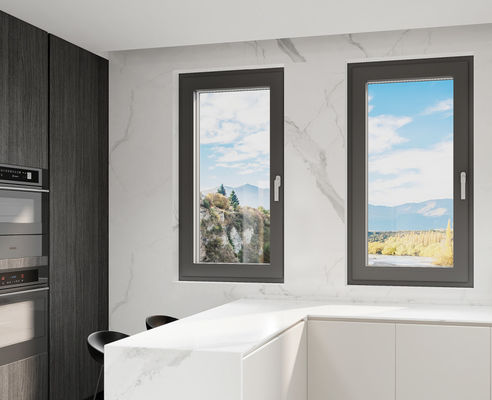 SZG Schwingfenster aus Aluminium mit Edelstahl