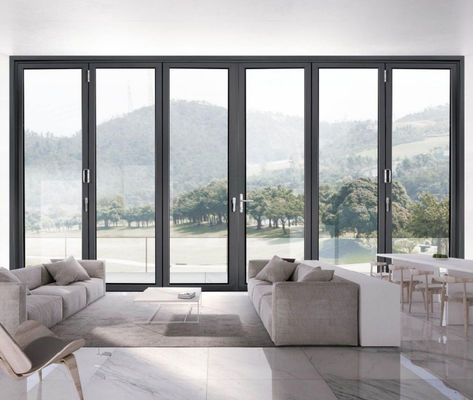 Anpassbares Haus Aluminium Klapptür Laminationsglas mit verschließbarem Griff