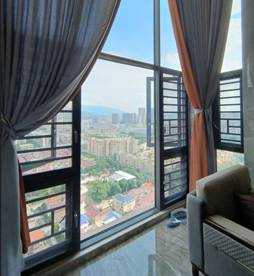 Moderne Aluminium-Swing-Fenster Isoliertes Glas-Swing-Öffnungsfenster