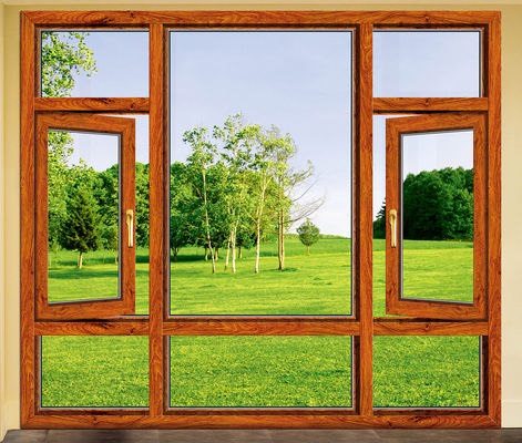 Pulverbeschichtung Aluminium-Tilt-Turn-Fenster mit Hitzebeständigkeit und Schalldichtung