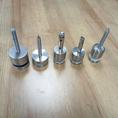 Verstellbares Gläsergeländesystem aus Edelstahl 304/316 mit 30 mm/42,4 mm Durchmesser für 8-12 mm Glas