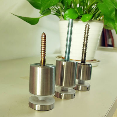 Verstellbarer Edelstahl-Rahmenlosen Wandmontage Glasgeländer Festung Standoff-Pin