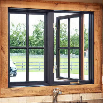 Neues Design Aluminium-Gehäuse Schaukel-Fenster mit gehärtetem Glas