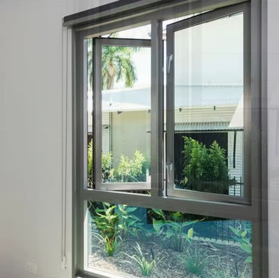 Neues Design Aluminium-Gehäuse Schaukel-Fenster mit gehärtetem Glas