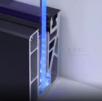 Lamel U-Kanal-Glasbalustrade mit Verbundglas