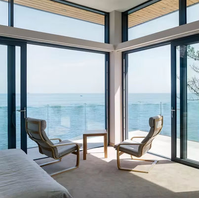 Geräuschreduzierung Aluminium Schiebetür Isoliertes Glas 3 Meter Aluminium Schiebetüren