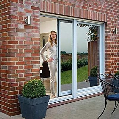 Schiebetüren aus Aluminium aus Frostglas Staubdicht und anodiert