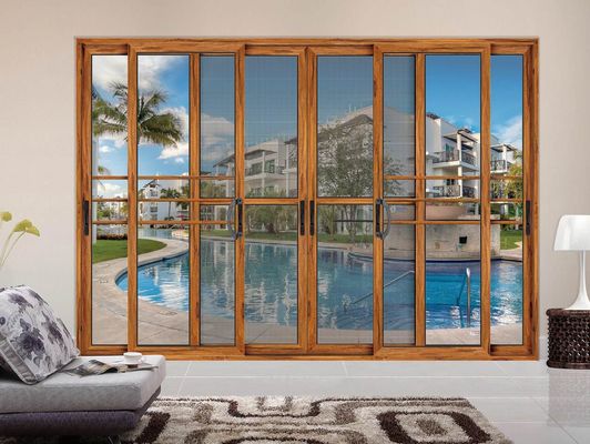 Dauerhafte dicke Aluminium-Schiebetüren mit horizontaler Öffnungsart