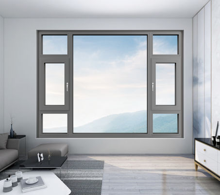 Aluminium-Schaukelfenster leicht zu reinigen und hitzebeständig