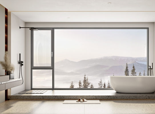 Aluminium-Schaukelfenster leicht zu reinigen und hitzebeständig