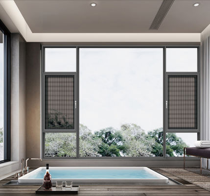 SZG Platzersparnis Aluminium-Öffnungsfenster für maximale Luftzirkulation