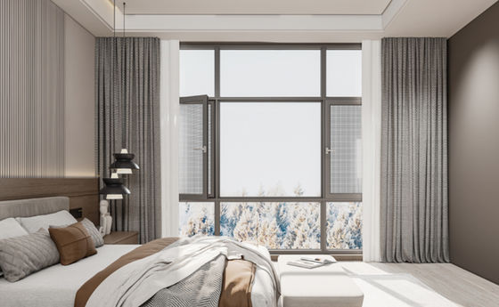 SZG Platzersparnis Aluminium-Öffnungsfenster für maximale Luftzirkulation