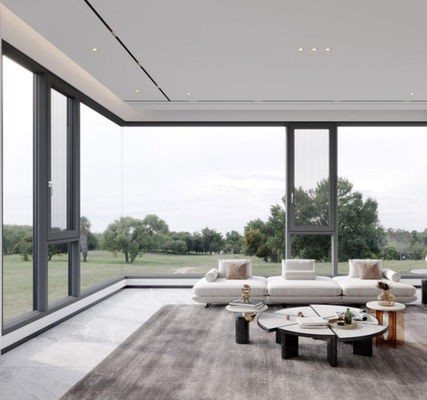 Einfache Wartung Aluminium-Swing-Fenster Korrosionsbeständige Swing-Glas-Fenster