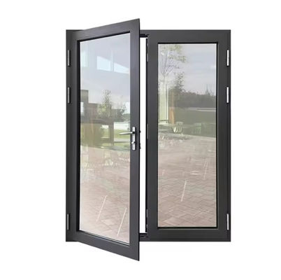 Custom Design Sicherheits-Aluminium-Swing-Tür Einfache Installation Swing-Glas-Tür