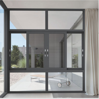 angepasste Aluminium Horizontales Schiebefenster Energieeffizienz Aluminium Schiebefenster