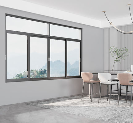 SZG Pulver beschichtet Schiebefenster aus Aluminium mit Multi-Punkt-Sperrsystem und Hardware