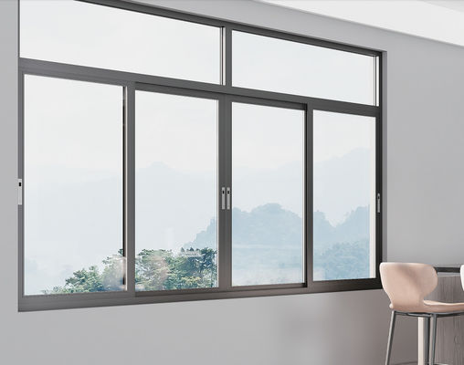 SZG Pulver beschichtet Schiebefenster aus Aluminium mit Multi-Punkt-Sperrsystem und Hardware