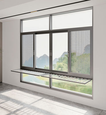 Einfache Installation Aluminium Schiebefenster Wohnraum für frische Innenluft