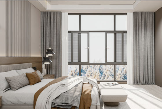 Schiebefenster aus Aluminium für maximale Belüftung und frische Umwelt