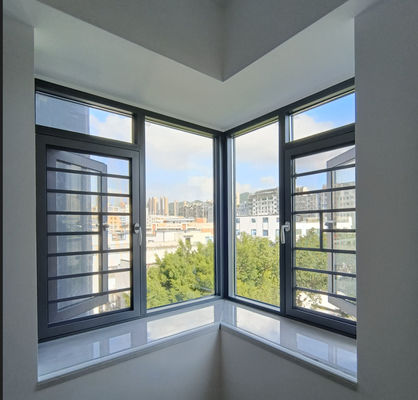 Anpassungsfähiges Aluminium-Swing-Fenster mit Pulverbeschichtung