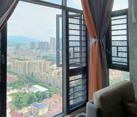 Moderne Aluminium-Swing-Fenster Isoliertes Glas-Swing-Öffnungsfenster