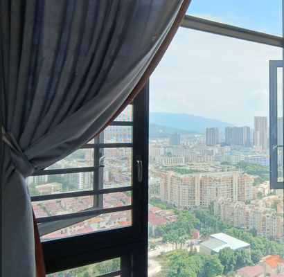 Moderne Aluminium-Swing-Fenster Isoliertes Glas-Swing-Öffnungsfenster