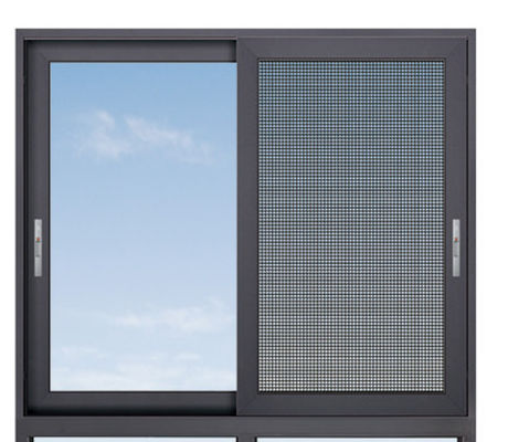 Wärmedämmung Aluminium-Schiebefenster Isoliertes Glas Aluminium-Rahmen-Schiebefenster
