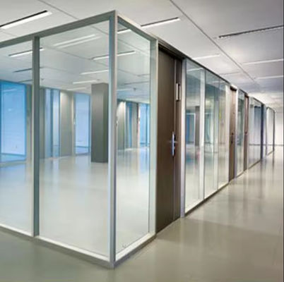 Krankenhausglas-Trennwände Korrosionsbeständige Schalldichte Büroverdeckungen