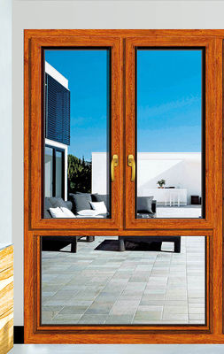 Pulverbeschichtung Aluminium-Tilt-Turn-Fenster mit Hitzebeständigkeit und Schalldichtung