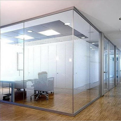 Modernes Design Sicherheitsrahmenloses Glas Bürowände Schalldichtes laminiertes Glas