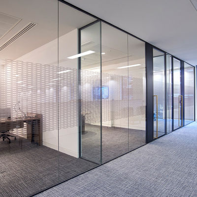 Personalisierte Büro-Glas-Büro-Partitionen Platzersparnis Frostglas-Partition