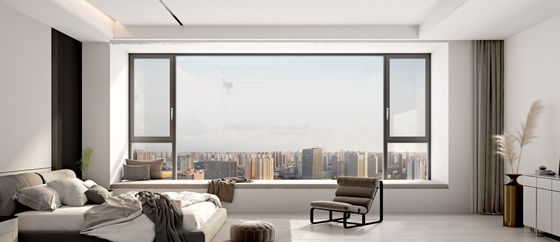 Flexible Aluminium-Kanten- und Drehfenster Sicherheit Aluminium-Austauschfenster