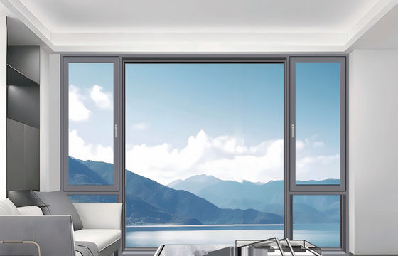 Anpassungsfähige Aluminium-Tilt- und Drehfenster schalldicht mit isoliertem Glas