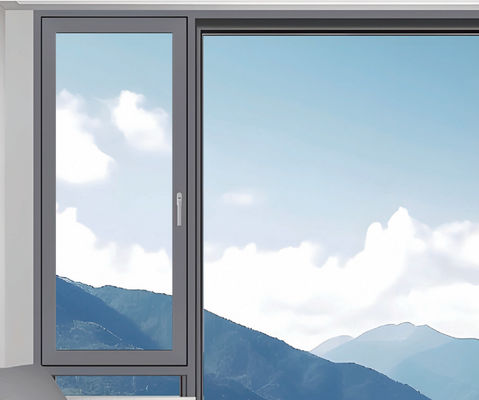 Isolierte Schiebe- und Drehfenster aus Aluminium Energieeinsparung und einfache Wartung