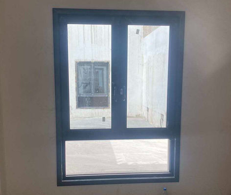 Isolierte Aluminium-Kanten- und Drehfenster