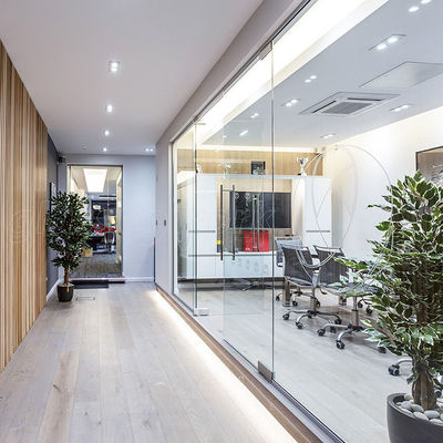 Aluminium-Rahmen Glas-Wandraum Größe angepasst mit Tür