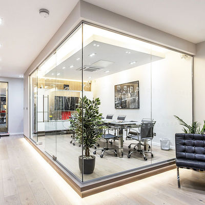 Aluminium-Rahmen Glas-Wandraum Größe angepasst mit Tür