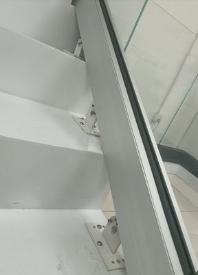 Anpassbares 12mm Aluminium-U-Kanal-Glasgeländer 304 SS-Handgleis