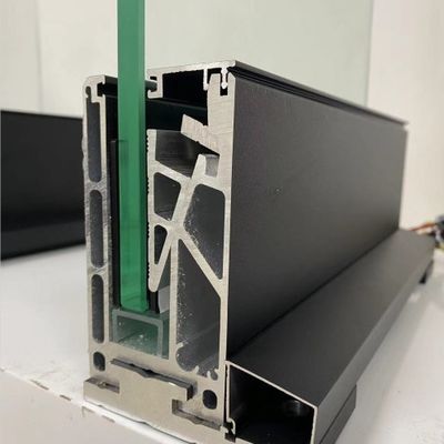 Stabil gehärtetes Glas Balkon Balustrade Glas U-Kanal-System mit Aluminium-Handgurt