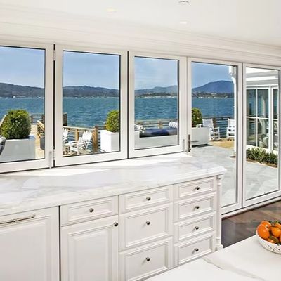 Temperaturkontrolle Schalldämmung Fenster mit angepasster Glasdicke Aluminium-Edelstahl-Glas