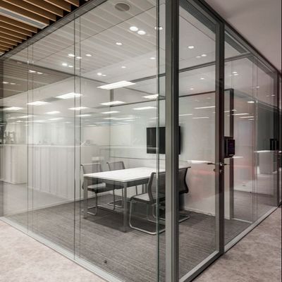 Aluminium-Doppelglas-Swing-Türen-Laden-Vortritt-Aluminium-Doppelhängetüren