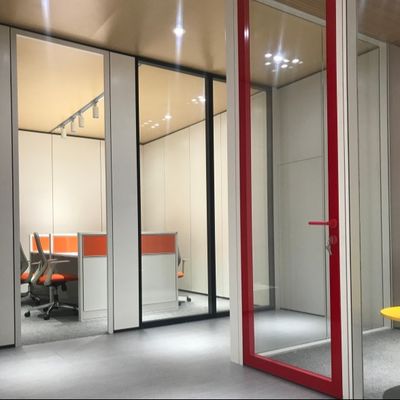 Aluminium-Doppelglas-Swing-Türen-Laden-Vortritt-Aluminium-Doppelhängetüren