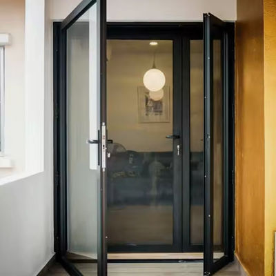Pulverbeschichtete Schwingtüren aus Aluminium Y/N Schlösser Schlüssel Manuelle/automatische Öffnung für Baumaschinen