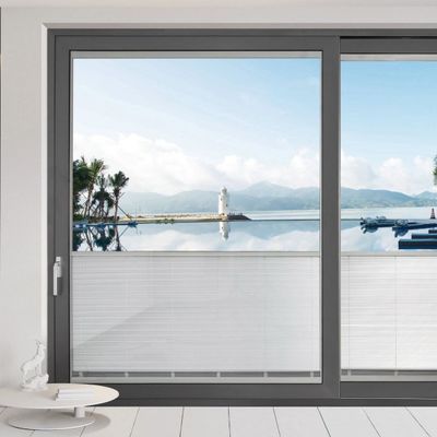 Wohnung oder Wohnraum Aluminium Schiebetür mit modernem Design Stil Öl Rauchverhütung Funktion