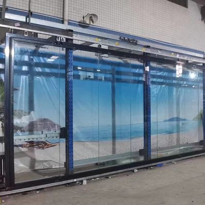 Sicheres Schließmechanismus Aluminium Klappglastüren in Silber/Weiß/Schwarz/auf maßgeschneiderte für Bildungseinrichtungen
