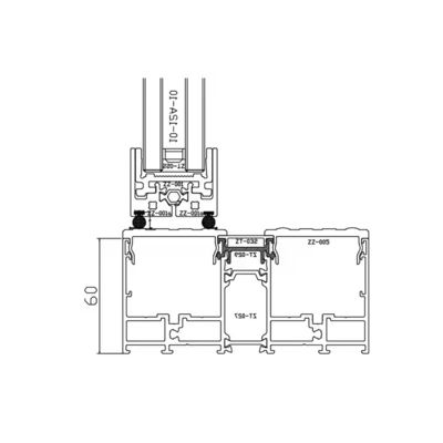 Edelstahl-Innen-Aluminium-Schraubtür mit klarem Glas und 1,8 mm Rahmendicke