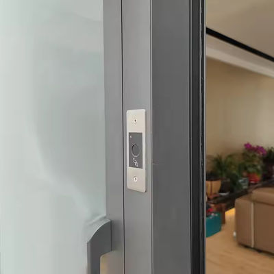 Edelstahl-Innen-Aluminium-Schraubtür mit klarem Glas und 1,8 mm Rahmendicke