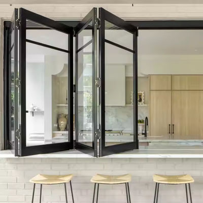 Vertikales Aluminium-Zweifachfenster hohe Energieeffizienz mit angepasstem Glas und Rahmen