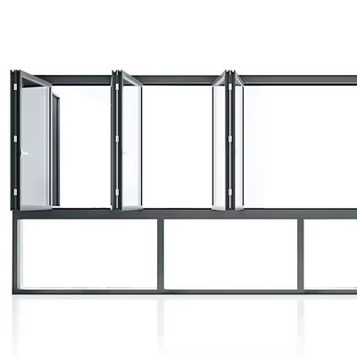 Vertikales Aluminium-Zweifachfenster hohe Energieeffizienz mit angepasstem Glas und Rahmen